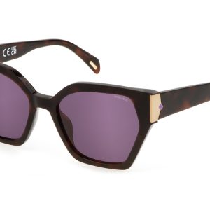 Damskie Okulary przeciwsłoneczne Police SPLL34-550752 brązowy