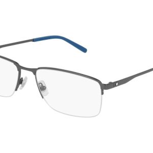 Okulary MONTBLANC MB0107O-005. Okulary korekcyjne, Kolor szary. Mężczyzna.
