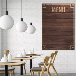 Tablica magnetyczna kredowa menu 36