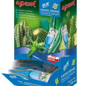 Odżywka nawóz do kaktusów Kaktus Strong 24 x 30 ml - Agrecol