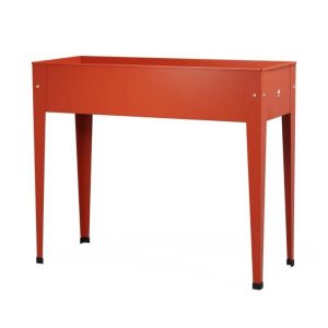 Herstera Garden Urban Czerwona metalowa podniesiona grządka