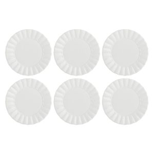 LA PORCELLANA BIANCA DUCALE Zestaw 6 talerzy do sałatek 20 cm
