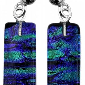 Kolczyki Wiszące MURANO GLASS WSZ10-02 Kolekcja EMERALD
