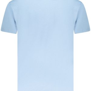 TRUSSARDI KOSZULKA Z KRÓTKIM RĘKAWEM MĘSKA NIEBIESKA