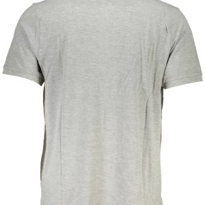GIAN MARCO VENTURI POLO Z KRÓTKIM RĘKAWEM MĘSKIE SZARE
