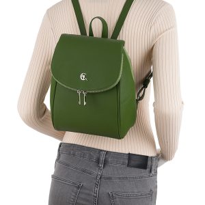 Mały plecak Canaletto z groszkowanej skóry licowej – elegancja i funkcjonalność PD455s241