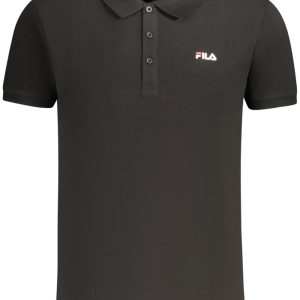 FILA POLO KRÓTKI RĘKAW MĘSKI CZARNY