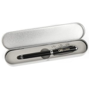 Długopis w etui Laser - Czarny
