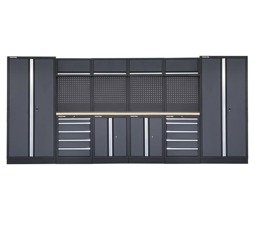 FEISTOS Wyposażenie warsztatu Apollo 15 Szafka narzędziowa z szufladami i ścianką perforowaną