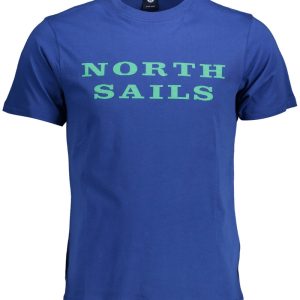 T-SHIRT MĘSKI Z KRÓTKIM RĘKAWEM NORTH SAILS NIEBIESKI