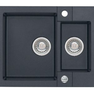 Alveus ROCK 80 kol. 05 twilight (59,5x47,5) zlew Granital+ 1,5kom. z syfonem POP-UP