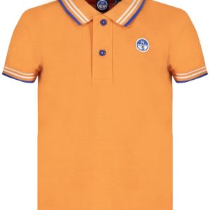 KOSZULKA POLO Z KRÓTKIM RĘKAWEM NORTH SAILS POMARAŃCZOWA DLA DZIECI