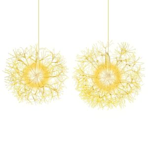 Zestaw 2 szt. wiszących dekoracji świątecznych LED