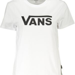 BIAŁY T-SHIRT DAMSKI Z KRÓTKIM RĘKAWEM VANS