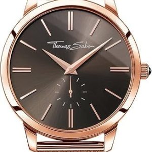 Zegarek THOMAS SABO WA01772652064. Kwarcowy, Kolor brązowy. Unisex.