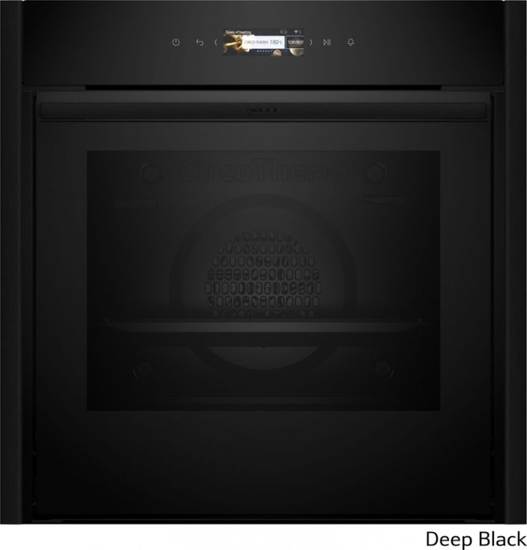 Neff B59CR71Y0-DB piekarnik do zabudowy z pirolizą, Slide & Hide Deep Black