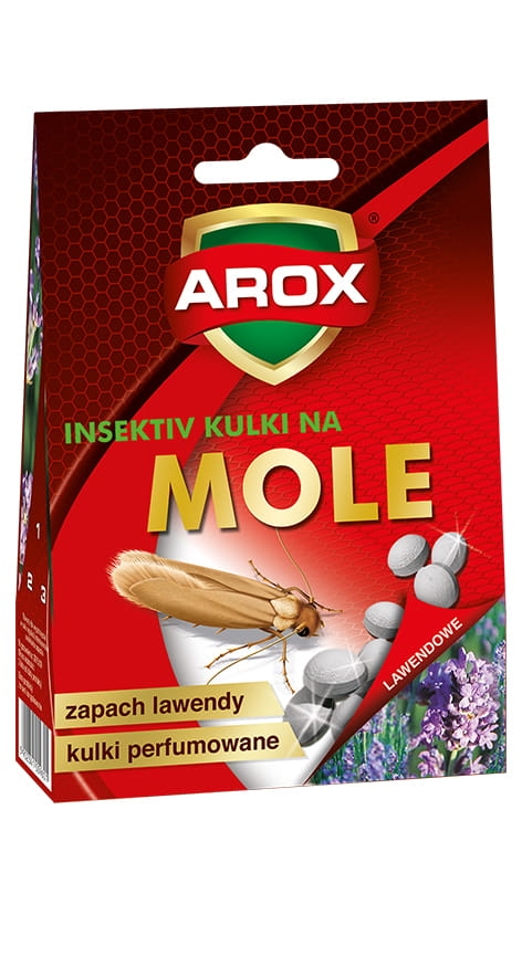 Kulki na mole odzieżowe lawendowe 100g - Arox