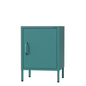 Szafka nocna metalowa morska Modern MIA, 424 x 595 x 400 mm