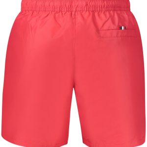 TOMMY HILFIGER CZERWONY MĘSKI KOSTIUM KĄPIELOWY DÓŁ