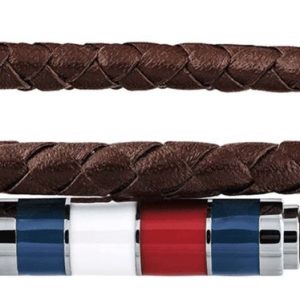 Biżuteria TOMMY HILFIGER 2790055. Bransoletka, Kolor brązowy. Mężczyzna.