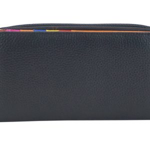Antykradzieżowy portfel z ochroną RFID - Czarny