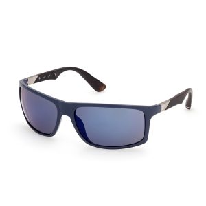 Okulary WEB EYEWEAR WE0293-6392C. Okulary przeciwsłoneczne, Kolor niebieski. Mężczyzna.