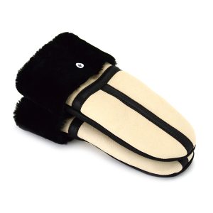 Ciepła damska rękawiczka z jednym palcem, kożuchowa Podhale