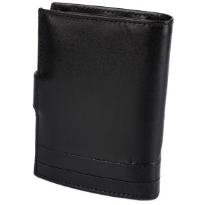 Portfel skórzany męski włoska skóra naturalna licowa premium klasyczny RFiD pionowy Beltimore G06