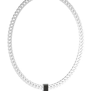 Biżuteria GUESS JUMN03223JWST. Naszyjnik, Kolor szary. Kobieta.