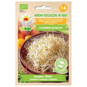 Lucerna Bio nasiona ekologiczne na kiełki 20g - TORAF