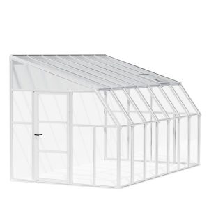 Rion Plastikowa przyścienna szklarnia Sun Room 47 Biały 446 x 258 x 266 cm