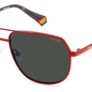 Okulary POLAROID PLD6195SX0Z3. Okulary przeciwsłoneczne, Kolor czerwony. Unisex.