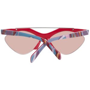 Okulary EMILIO PUCCI EP0137-5966S. Okulary przeciwsłoneczne, Kolor czerwony. Kobieta.