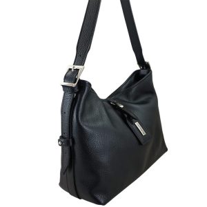 Codzienna torebka damska na ramię - Czarna