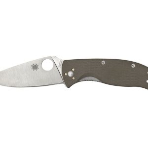 Spyderco TENACIOUS G-10 BROWN CPM M4 PLAIN C122GBNM4P
