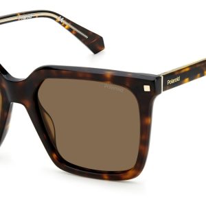 Damskie Okulary przeciwsłoneczne Polaroid PLD4115SX086F brązowy