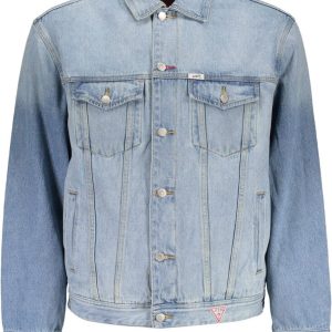 KURTKA SPORTOWA MĘSKA GUESS JEANS JASNO NIEBIESKA