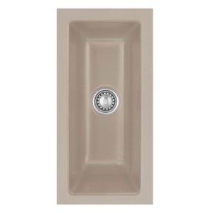 Systemceram Mera 16 U Fango, zlewozmywak ceramiczny, korek manualny