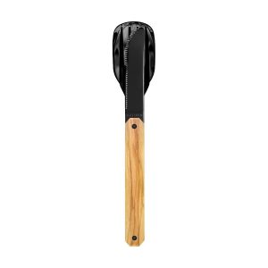 Akinod MAGNETIC STRAIGHT CUTLERY 12H34 BLACK MIRROR Olivier