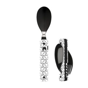 Akinod MULTIFUNCTION CUTLERY 13H25 BLACK MIRROR Visage