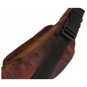 Saszetka męska z naturalnej skóry Peterson PTN 2506-OLH