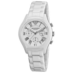 Zegarek ARMANI AR1404. Kwarcowy, Kolor biały. Unisex.