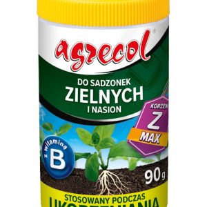 Ukorzeniający nawóz do sadzonek zielonych i nasion Korzeń Z Max 90g - Agrecol