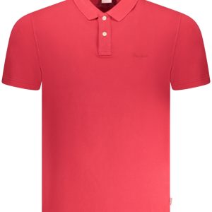 PEPE JEANS MĘSKA KOSZULKA POLO Z KRÓTKIM RĘKAWEM CZERWONA