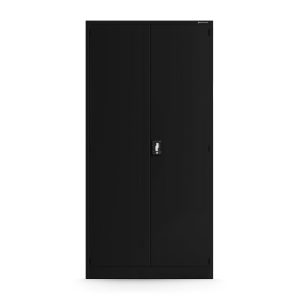 Szafa warsztatowa DAREK, 920 x 1850 x 500 mm, All Black: czarna