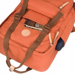 Podróżny plecak damski z wytrzymałego poliestru - LuluCastagnette