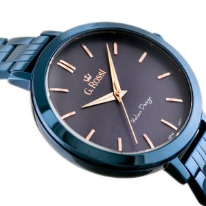 ZEGAREK G. ROSSI - 11389B-6F3 (zg787h) blue/violet + BOX