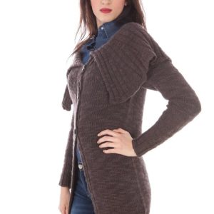 FRED PERRY BRĄZOWY KARDIGAN DAMSKI