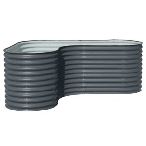 Westmann Metalowa grządka Antracyt 240x160x82cm