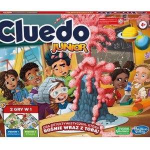 HASBRO GRA CLUEDO JUNIOR 2w1 POLSKA WERSJA